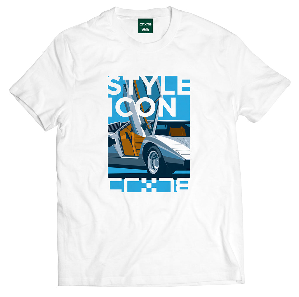 T-shirt Lamborghini Countach Style Icon